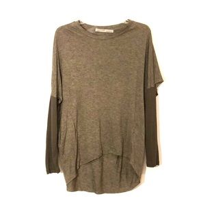 All Saints long sleeve cut out top